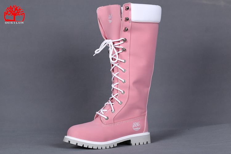 timberland homme rose